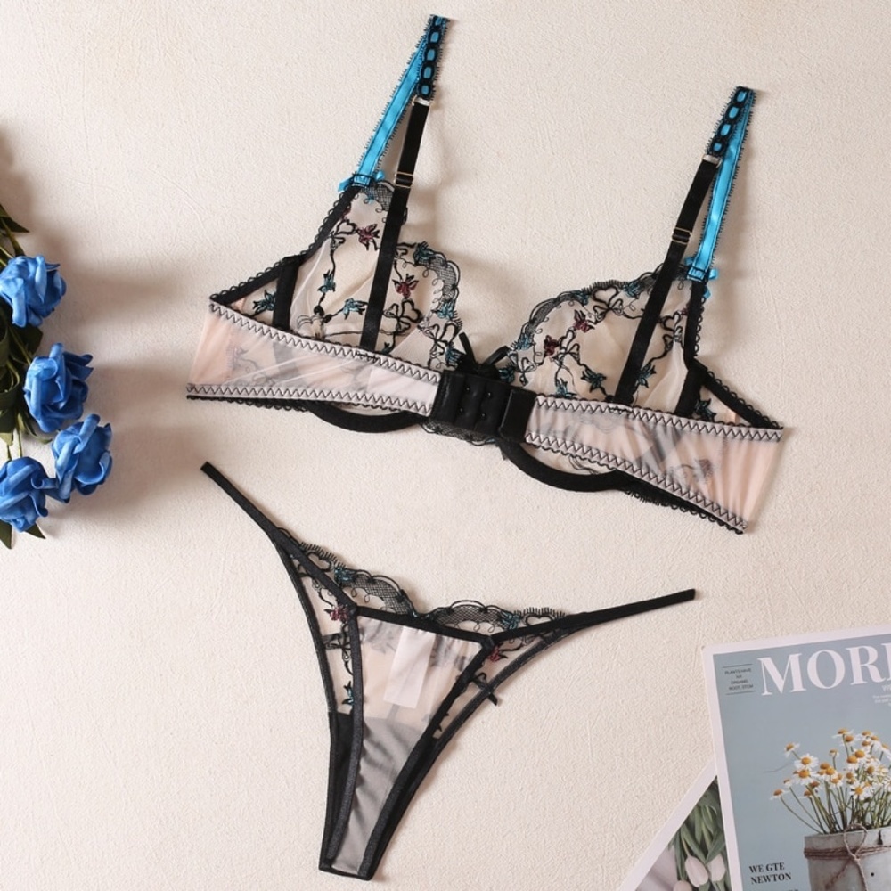 NWT Set Bra and Panty 3 pieces Size L - Picture 8 of 15